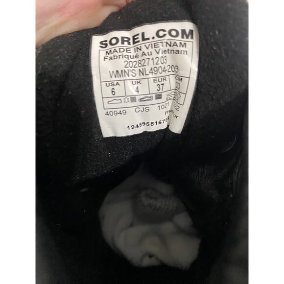 Sorel Women's Kinetic Breakthru Conquest Waterproof Sneaker Boots High Top 6 - Picture 8 of 8